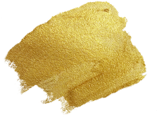 Gold Metallic Brushstroke